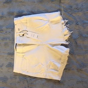 Express High Rise Stretch Shorts